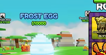 FROST EGG world label priced at $10000